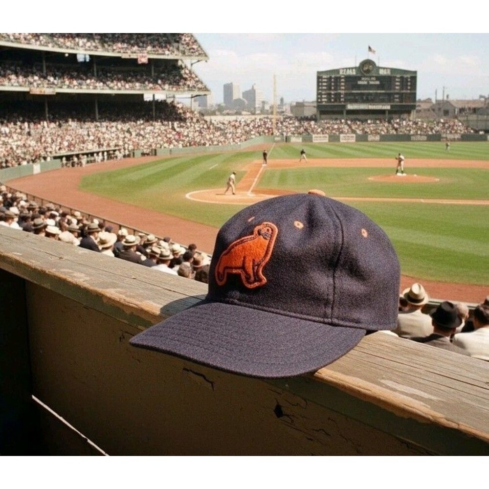 Ebbets Field Flannels San Francisco Seals 1940 Fitted Hat Size 7 1/2 USA Vintage